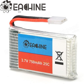 Eachine 3.7V 750mah 25C Lipo Battery for Eachine QX95 QX90 QX80 E30 E30W Syma X5 X5C X5SC X5SW CX30W 