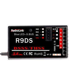 RadioLink AT9-R9DS R9DS 2.4GHz 9CH DSSS Receiver For AT9 AT10 Transmitter