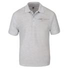 E-Store High Quality Fruit of the Loom® Grey polo T-Shirt