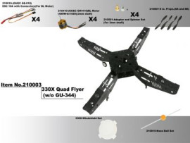 Gaui 330X 210003 Quad Flyer (w/o GU-344)