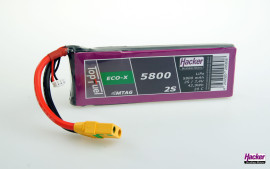 TopFuel LiPo 20C ECO-X 5800mAh 2S MTAG
