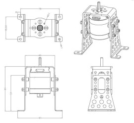 A30 aluminum motormount