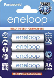 Eneloop NiMH AA battery 1900 mAh, 4 pieces