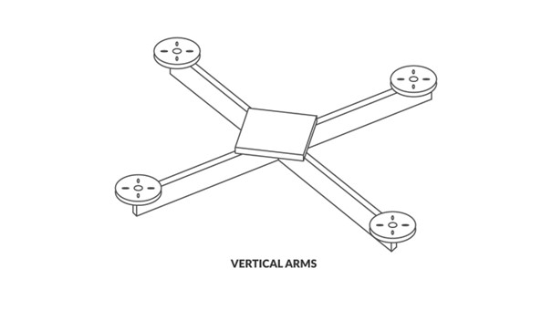 FPV Frame with Vertical arms