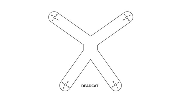 FPV Frame with Deadcat Configuration