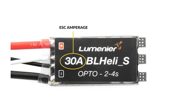 Electronic Speed Controller Amperage
